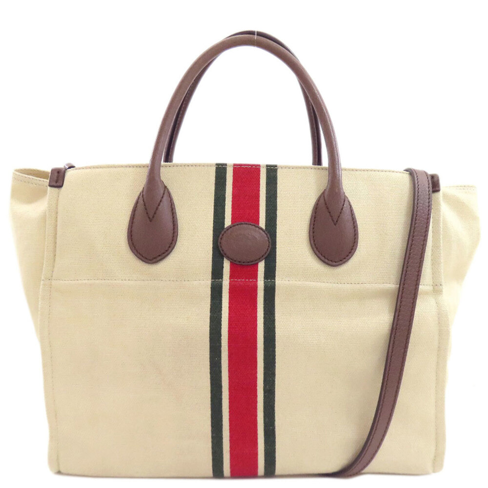 GUCCI Brown Canvas Bag